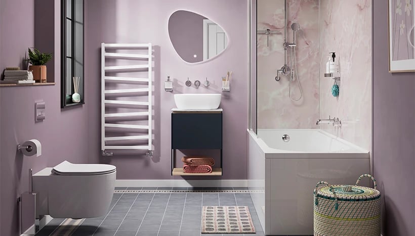 Playful Small Bathroom