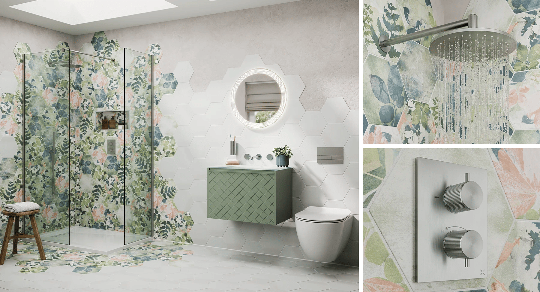 Natural bathroom design