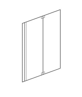 Fully Folding Bath Screens