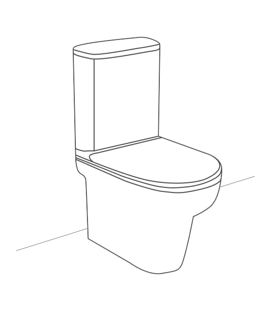 Close Coupled and floor