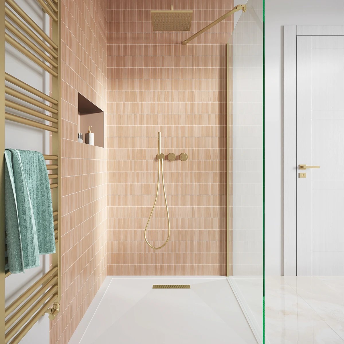 Gallery walk in shower