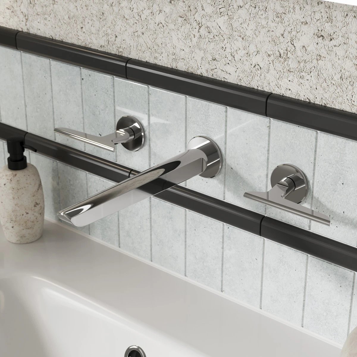 foile chrome crosswater