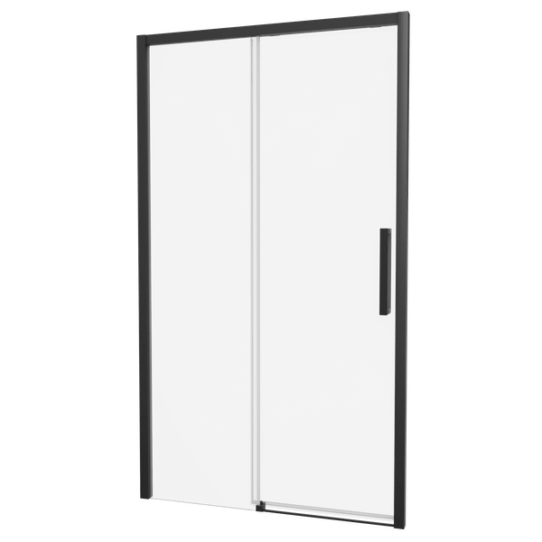 Asura Sliding Shower Door in Matt Black