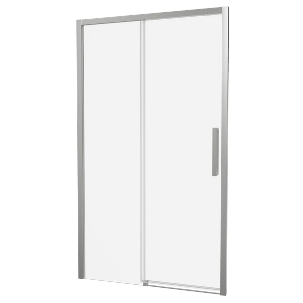 Asura Sliding Shower Door in Brushed Nickel