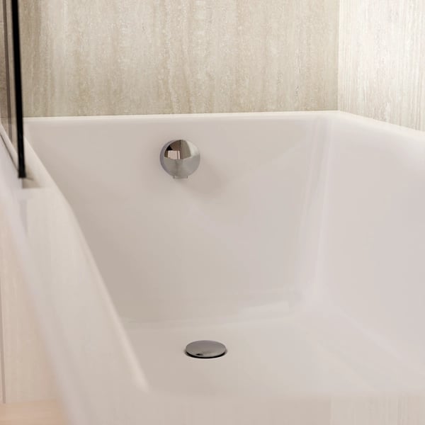 Bath Click Clack Waste with Filler Chrome