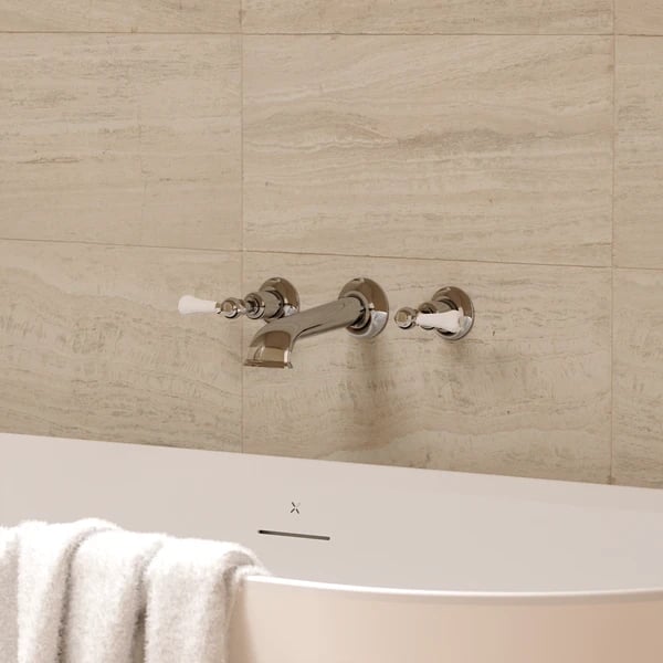 Belgravia Bath 3 Hole Set Wall Mounted