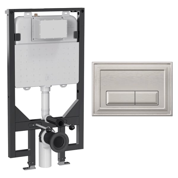 Belgravia Ultra Slim Concealed Cistern Frame Set 5