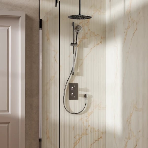 Design Shower Set 4 with Fixed Head & Handset