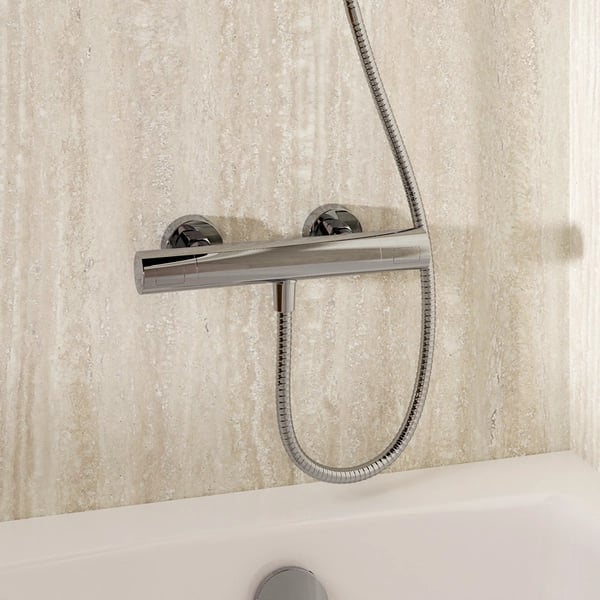 Exposed Thermostatic Shower Mixer Chrome
