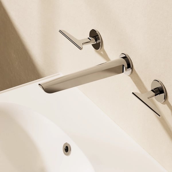 Foile 3 Hole Basin Wall Tap