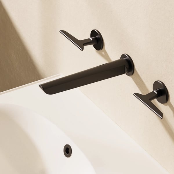 Foile 3 Hole Basin Wall Tap