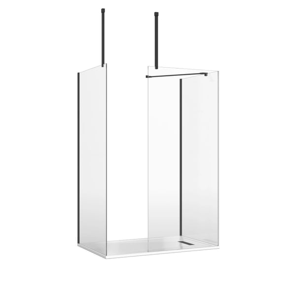 Gallery 8 Walk In Enclosure in Matt Black