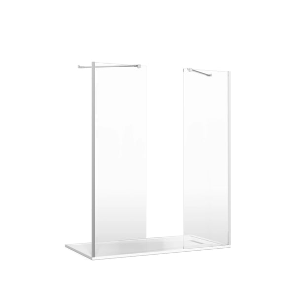 Gallery 8 Double Recessed Shower in Chrome