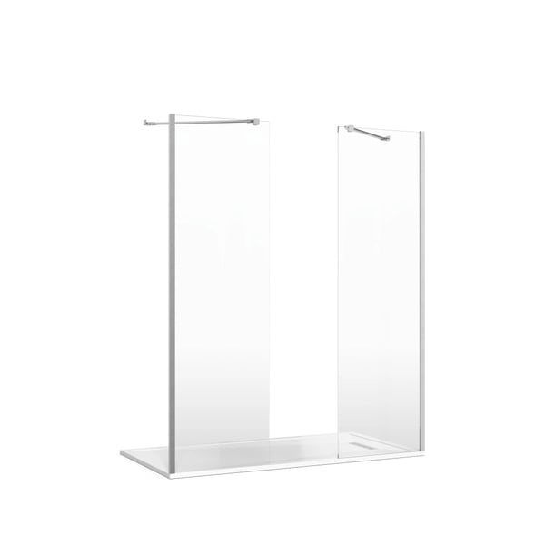 Gallery 8 Double Recessed Shower in Brushed Nickel