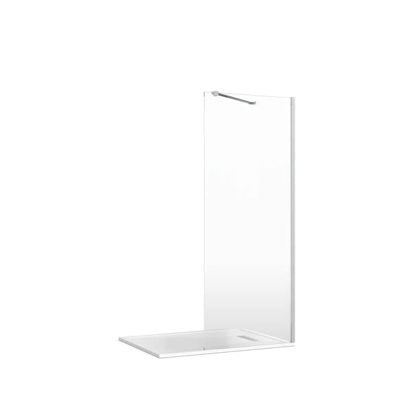 Gallery 8 Walk in Recessed Shower in Brushed Nickel