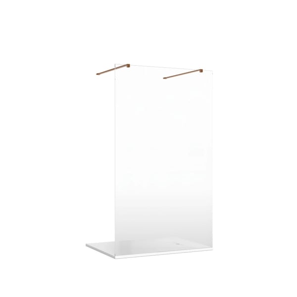 Gallery 8 Walk Through Shower in Brushed Bronze