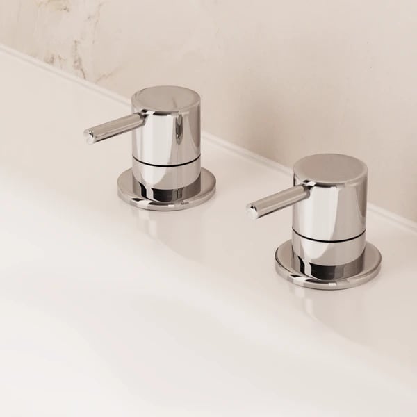 Kai Lever Panel Valves (Pair) Chrome