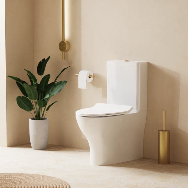 Kai Compact Close Coupled Toilet with Cistern & Soft Close Seat