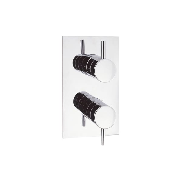 Fusion 1 Outlet 2 Handle Concealed Thermostatic Shower
