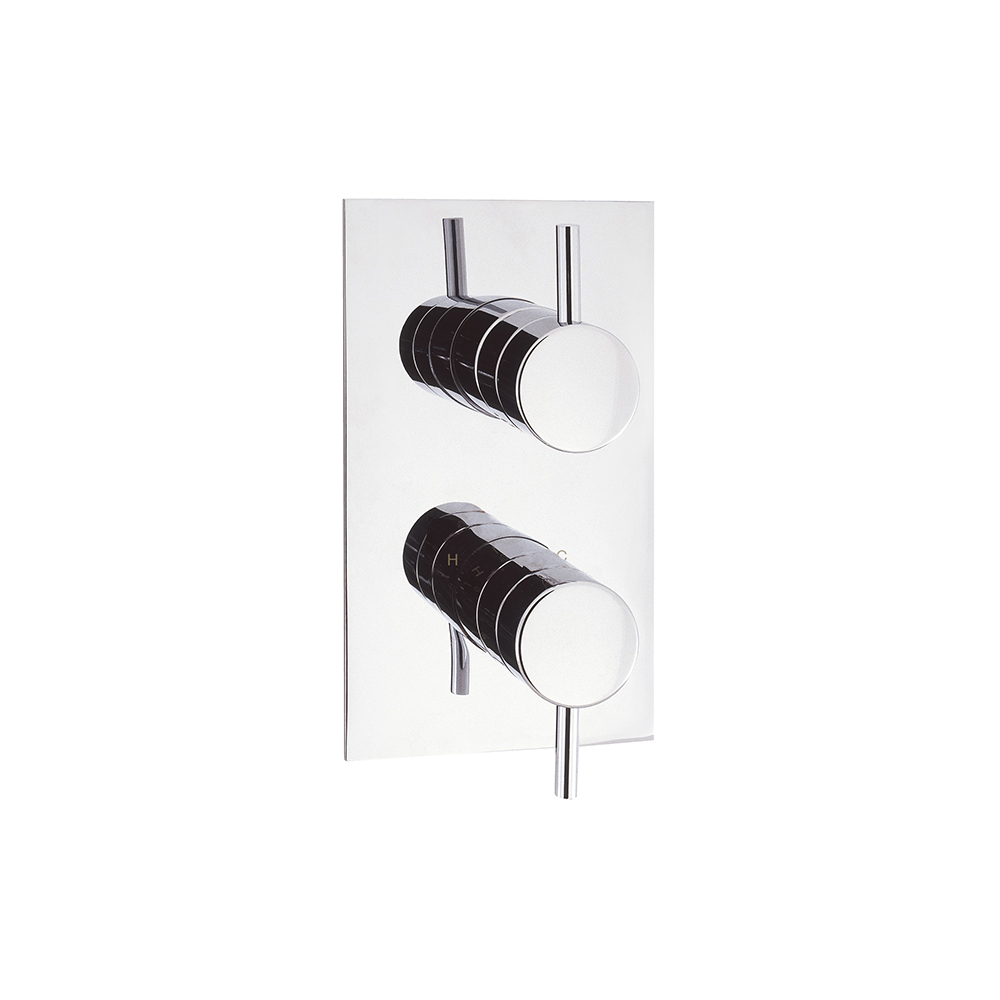 Fusion 2 Outlet 2 Handle Concealed Thermostatic Shower
