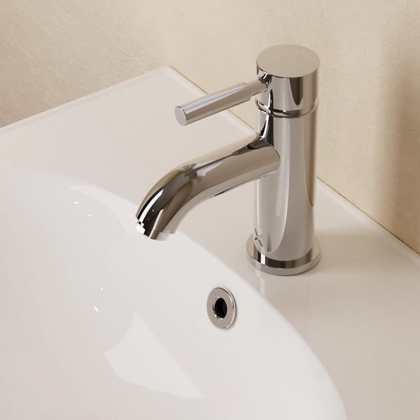 Fusion Basin Monobloc with Click Clack Waste Chrome