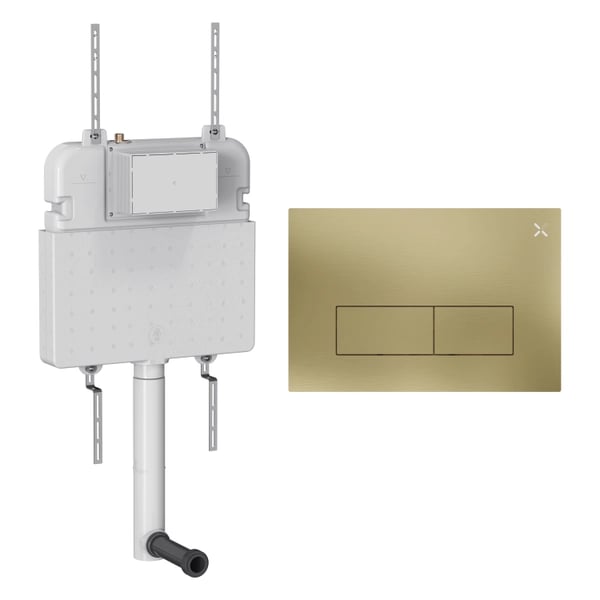 MPRO Stainless Steel Concealed Cistern Set 2