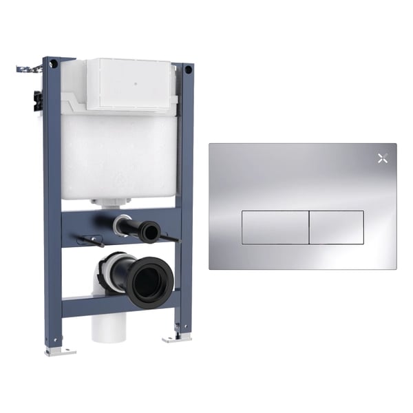 MPRO SS Concealed Cistern Frame Set 1