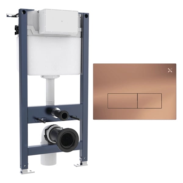 MPRO SS Concealed Cistern Frame Set 2