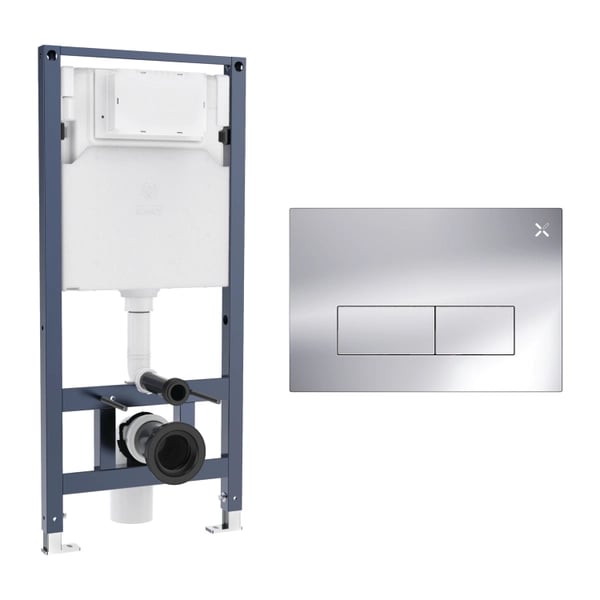 MPRO SS Concealed Cistern Frame Set 3
