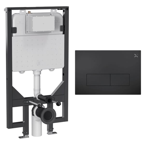 MPRO SS Ultra Slim Concealed Cistern Frame Set 5