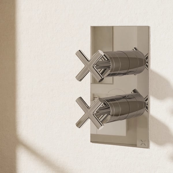 MPRO Crosshead 1 Outlet 2 Handle Shower Valve