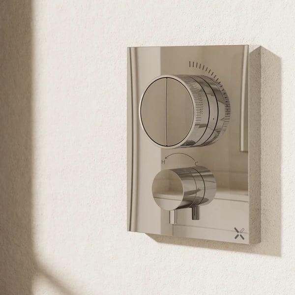 Crossbox MPRO 2 Outlet Push Shower Valve