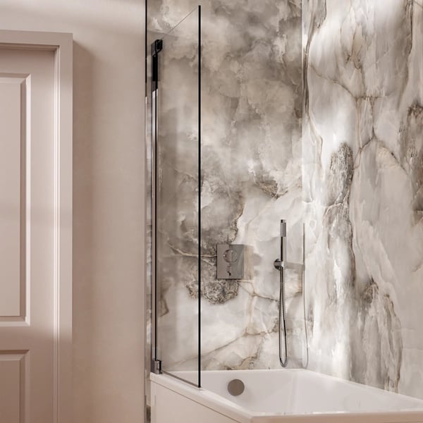 Crossbox Push Shower Set 3 with Handset & Bath Filler