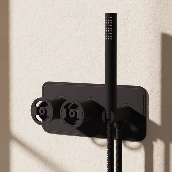 Union 2 Outlet Thermostatic Shower Valve