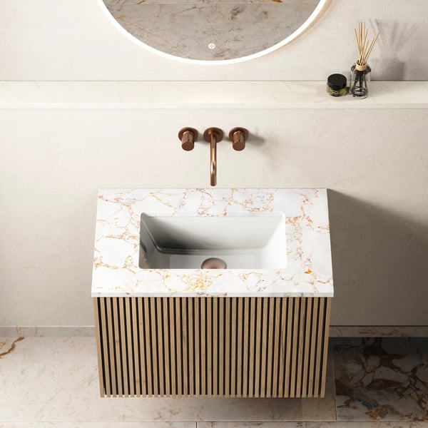 Torino B Hidden Basin 510 with Overflow White