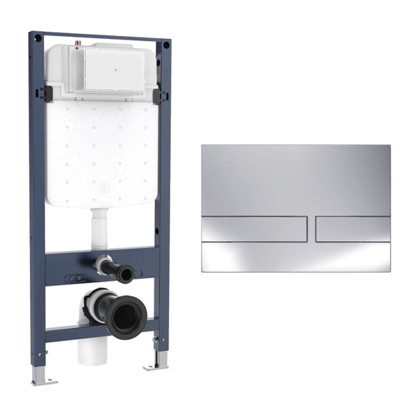 Venue Slim Concealed Cistern Frame Set 4