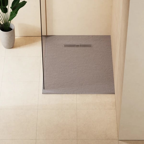 Vito Textured Rectangle Shower Tray