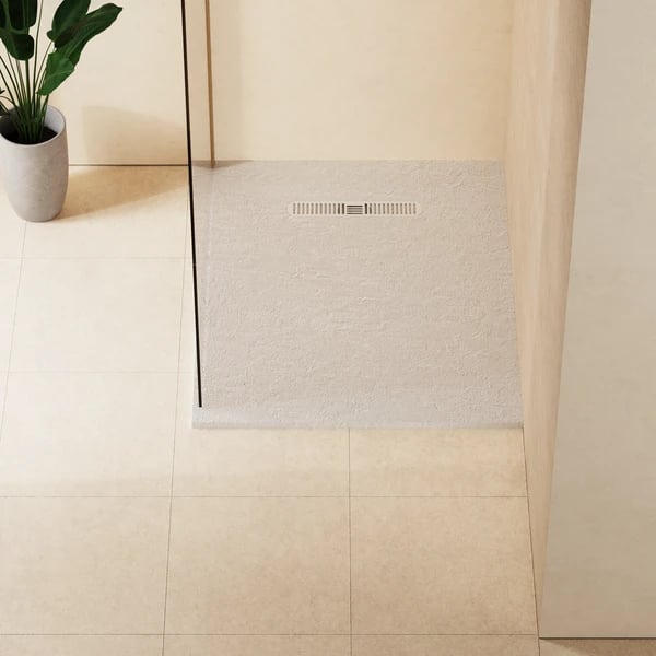 Vito Textured Rectangle Shower Tray
