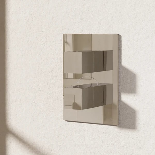 Crossbox Verge Thermostatic Shower Valve